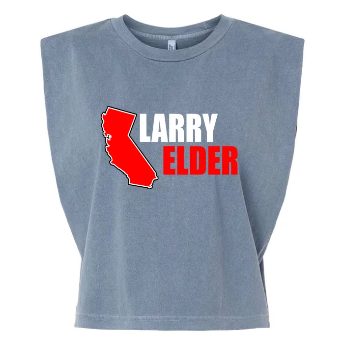 Larry Elder Republican Governor California Garment-Dyed Women's Muscle Tee