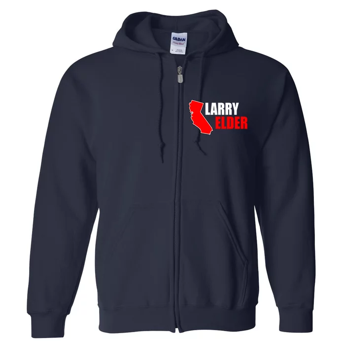 Larry Elder Republican Governor California Full Zip Hoodie