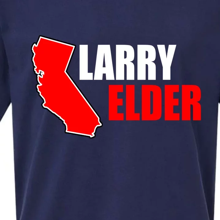 Larry Elder Republican Governor California Sueded Cloud Jersey T-Shirt