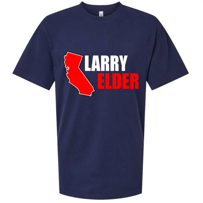 Larry Elder Republican Governor California Sueded Cloud Jersey T-Shirt