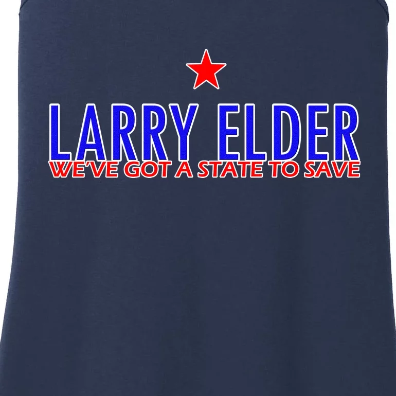 Larry Elder We've Got A State To Save Ladies Essential Tank