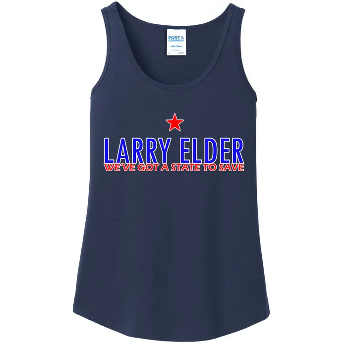 Larry Elder We've Got A State To Save Ladies Essential Tank