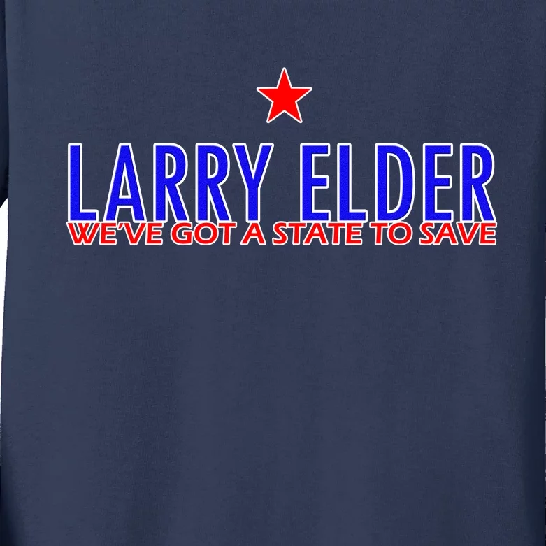 Larry Elder We've Got A State To Save Kids Long Sleeve Shirt