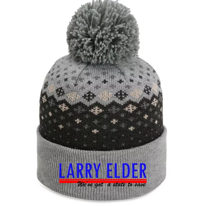 Larry Elder We've Got A State To Save Pro Republican The Baniff Cuffed Pom Beanie