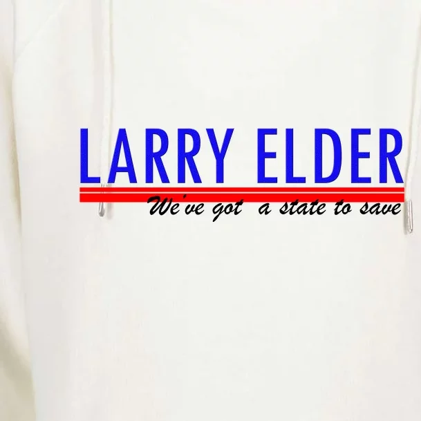 Larry Elder We've Got A State To Save Pro Republican Womens Funnel Neck Pullover Hood