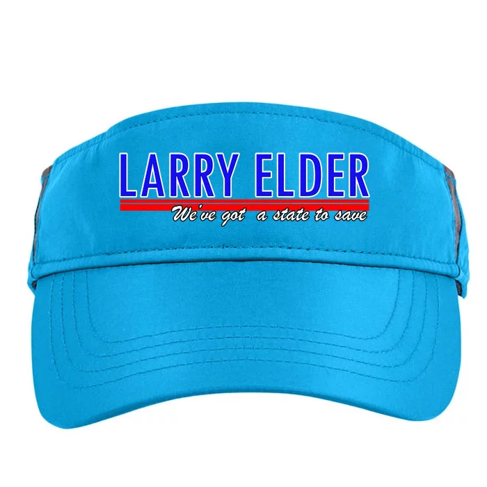 Larry Elder We've Got A State To Save Pro Republican Adult Drive Performance Visor