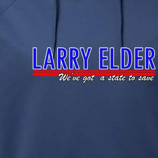 Larry Elder We've Got A State To Save Pro Republican Performance Fleece Hoodie