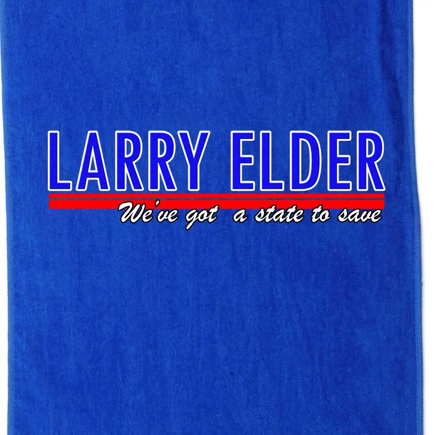 Larry Elder We've Got A State To Save Pro Republican Platinum Collection Golf Towel