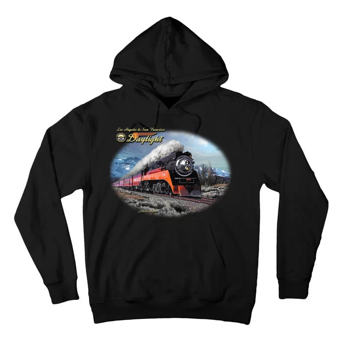 Larry Grossman - Daylight In Winter Train Tall Hoodie