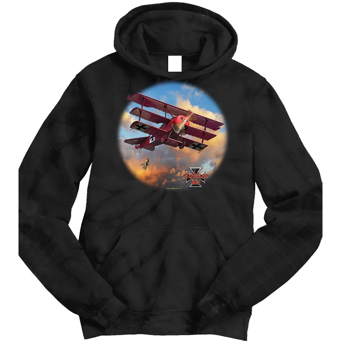 Larry Grossman - Fokker Tri-Plane Tie Dye Hoodie