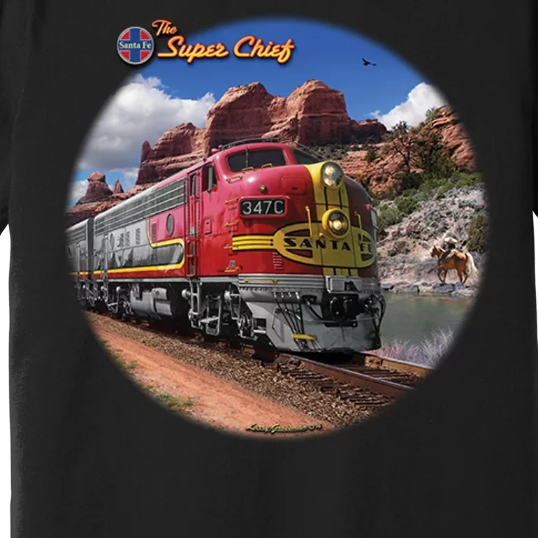 Larry Grossman - Super Chief Train Premium T-Shirt