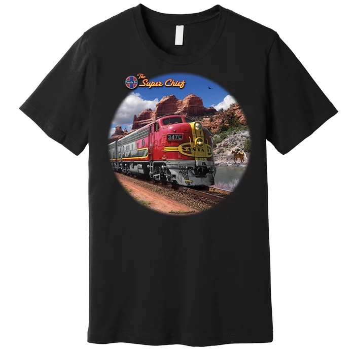 Larry Grossman - Super Chief Train Premium T-Shirt