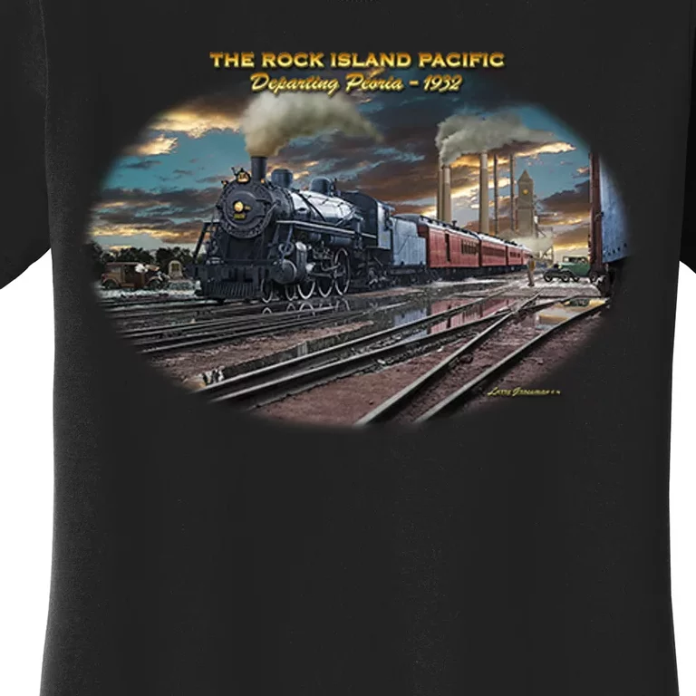 Larry Grossman Rock Island Pacific Train Women's T-Shirt