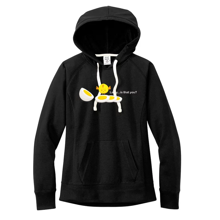 Larry The Egg Women's Fleece Hoodie