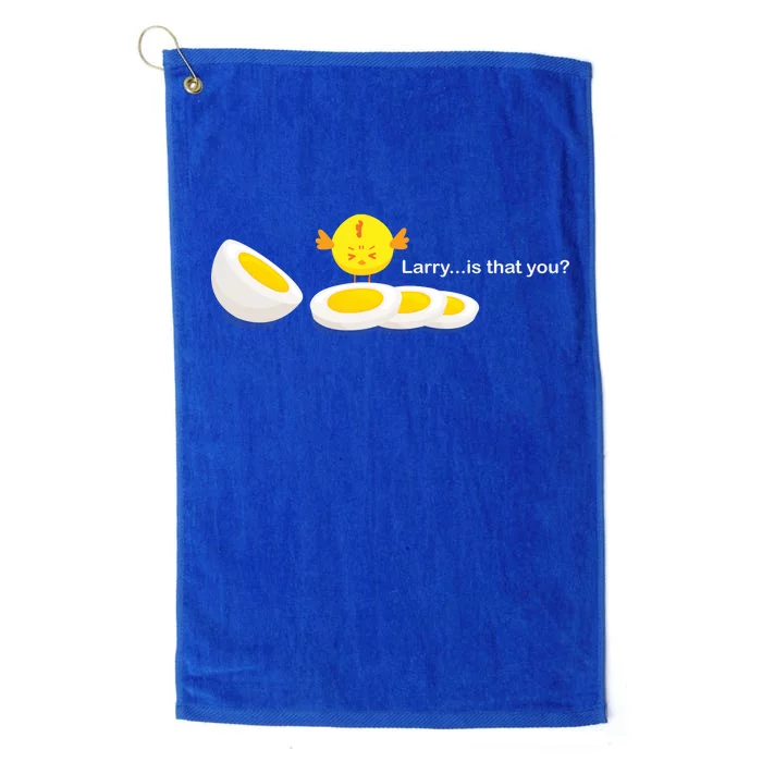 Larry The Egg Platinum Collection Golf Towel