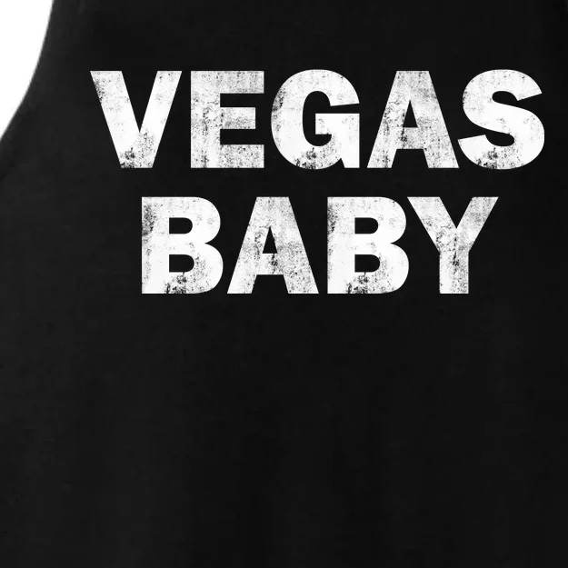 Las Vegas Baby Ladies Tri-Blend Wicking Tank