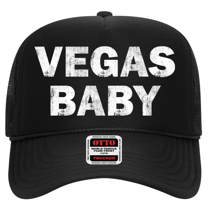 Las Vegas Baby High Crown Mesh Trucker Hat