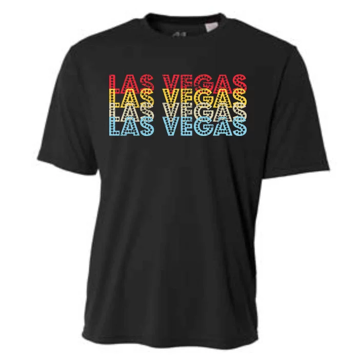 Las Vegas Classic Retro Logo Cooling Performance Crew T-Shirt