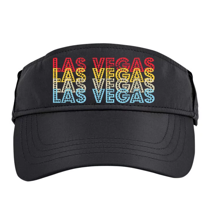 Las Vegas Classic Retro Logo Adult Drive Performance Visor