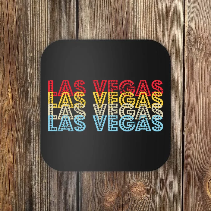 Las Vegas Classic Retro Logo Coaster