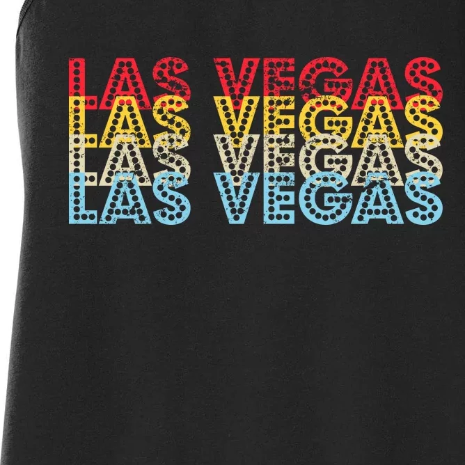 Las Vegas Classic Retro Logo Women's Racerback Tank