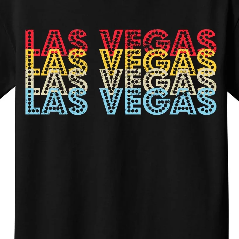 Las Vegas Classic Retro Logo Kids T-Shirt