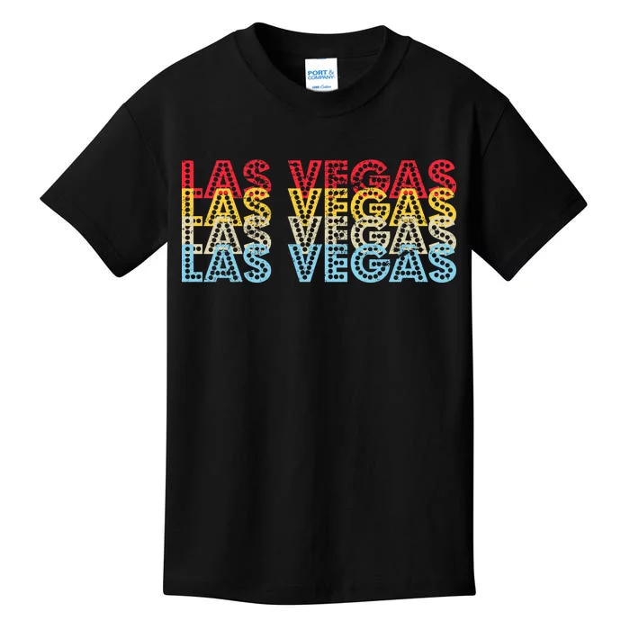 Las Vegas Classic Retro Logo Kids T-Shirt