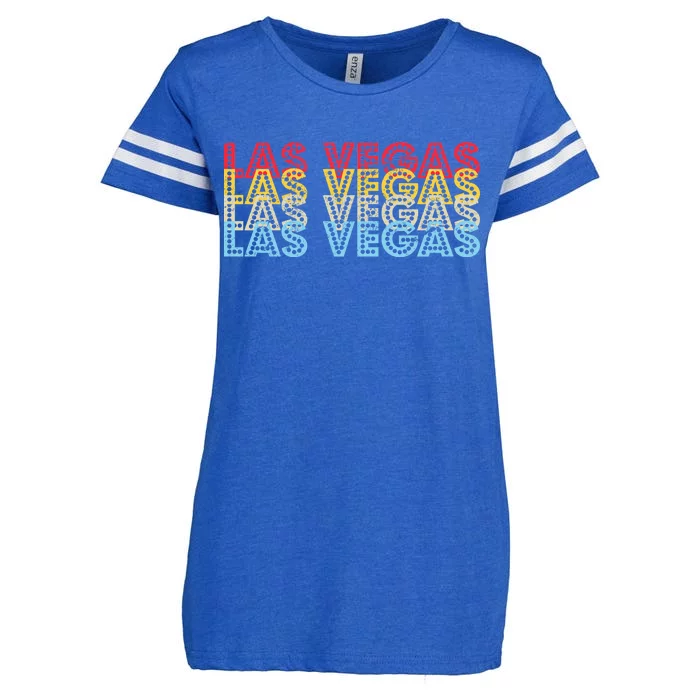 Las Vegas Classic Retro Logo Enza Ladies Jersey Football T-Shirt