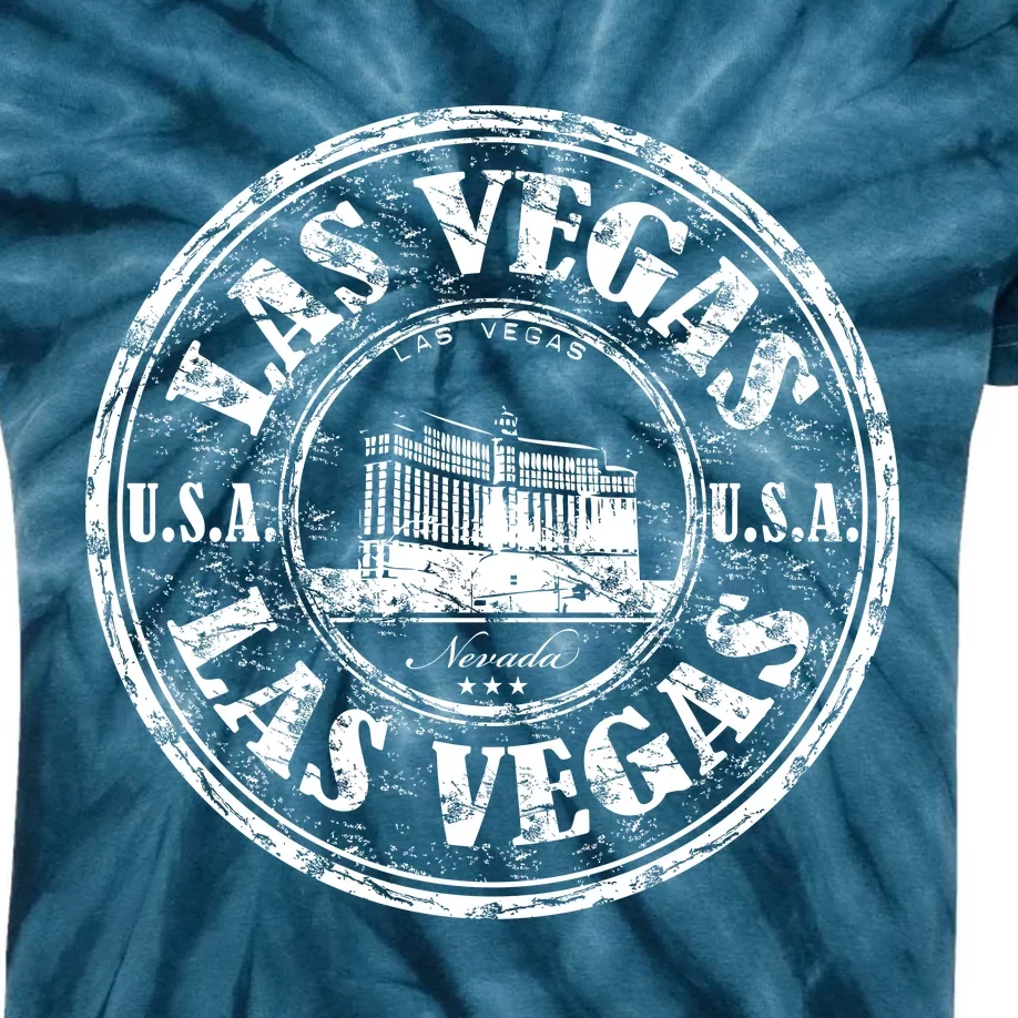 Las Vegas Distressed Circle Kids Tie-Dye T-Shirt