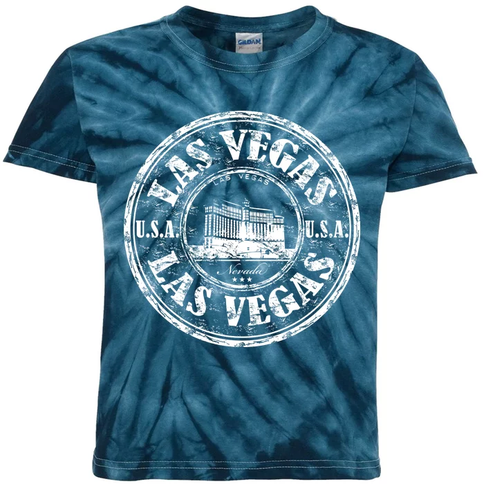 Las Vegas Distressed Circle Kids Tie-Dye T-Shirt