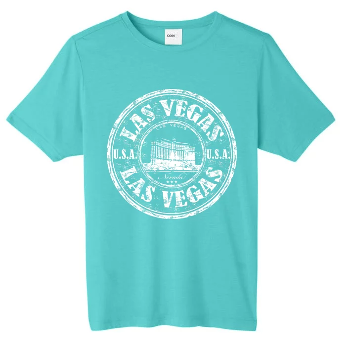 Las Vegas Distressed Circle ChromaSoft Performance T-Shirt