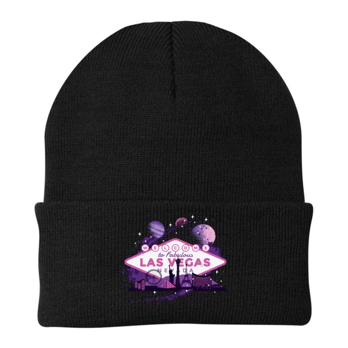 Las Vegas Galaxy Skyline Knit Cap Winter Beanie