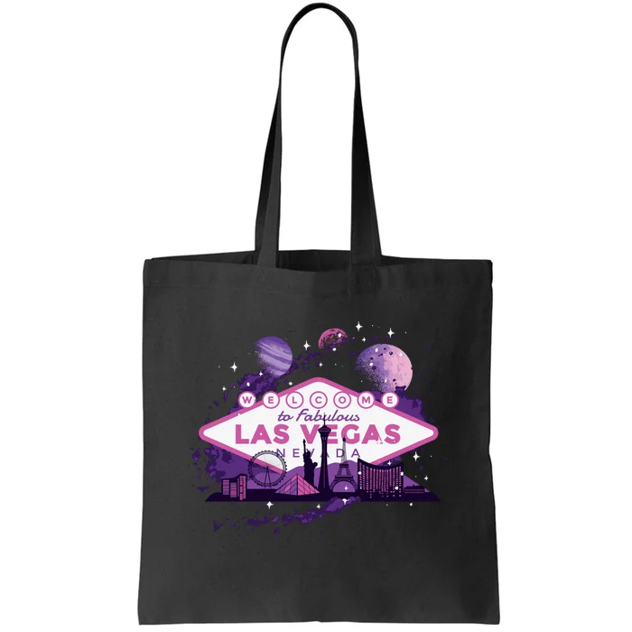 Las Vegas Galaxy Skyline Tote Bag