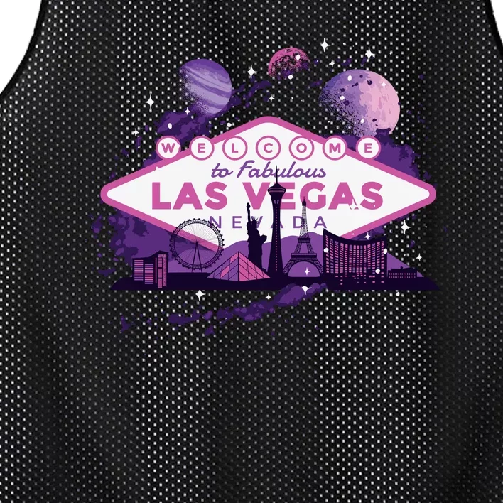 Las Vegas Galaxy Skyline Mesh Reversible Basketball Jersey Tank