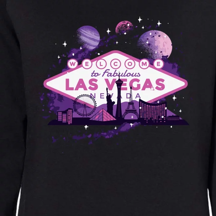 Las Vegas Galaxy Skyline Womens California Wash Sweatshirt