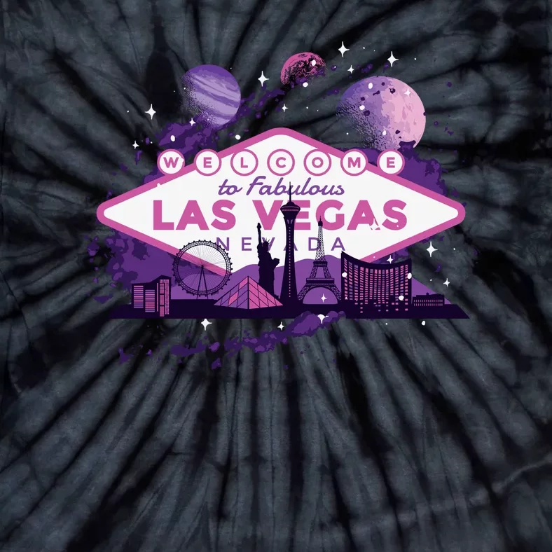 Las Vegas Galaxy Skyline Tie-Dye T-Shirt