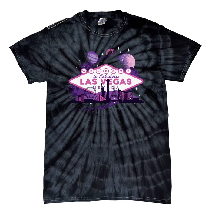 Las Vegas Galaxy Skyline Tie-Dye T-Shirt