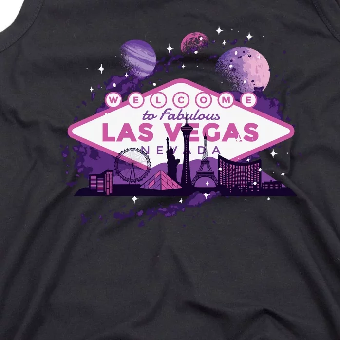 Las Vegas Galaxy Skyline Tank Top