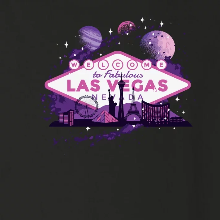 Las Vegas Galaxy Skyline Toddler Long Sleeve Shirt