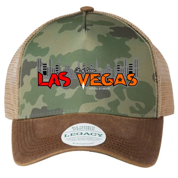 Las Vegas Graffiti Skyline Legacy Tie Dye Trucker Hat