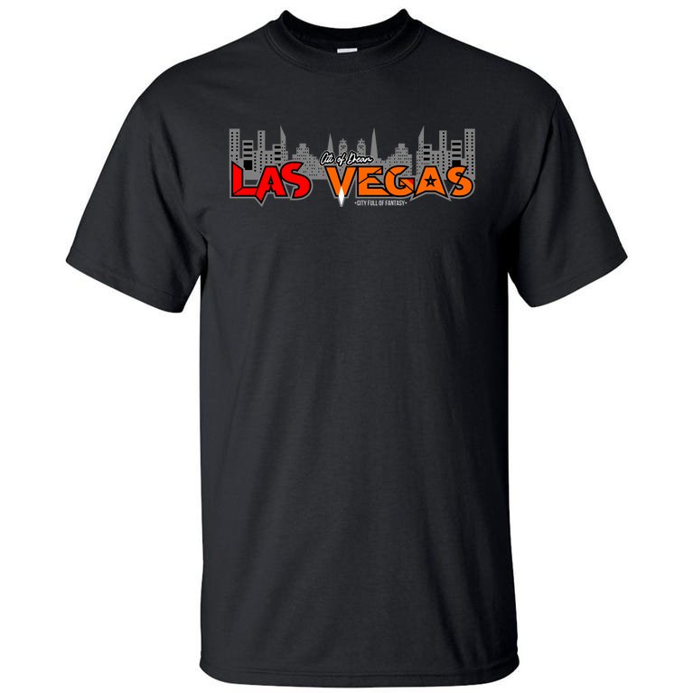 Las Vegas Graffiti Skyline Tall T-Shirt