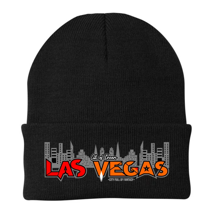 Las Vegas Graffiti Skyline Knit Cap Winter Beanie