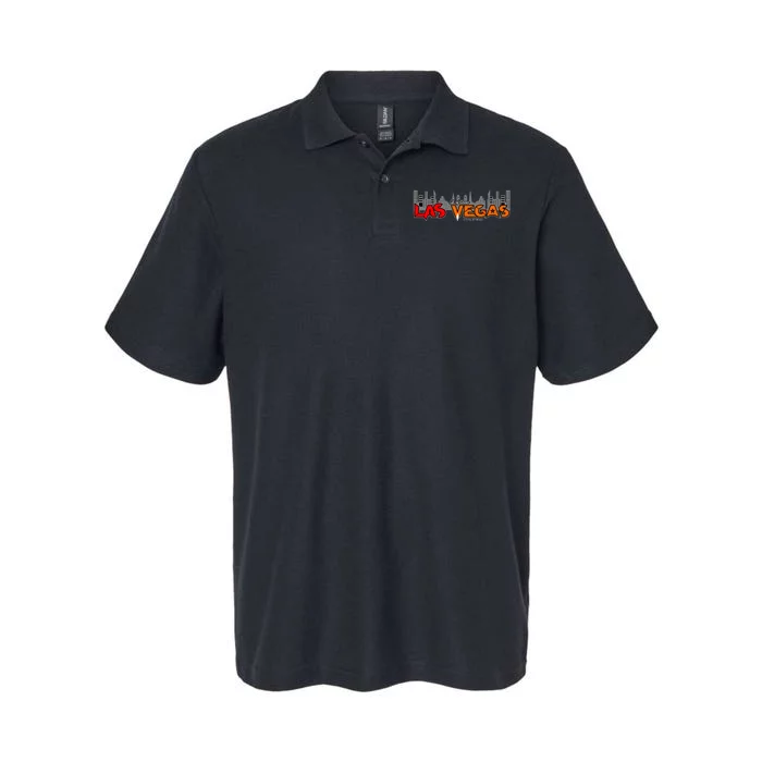 Las Vegas Graffiti Skyline Softstyle Adult Sport Polo