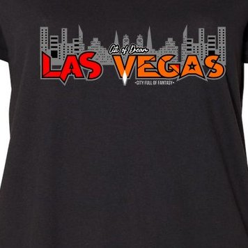 Las Vegas Graffiti Skyline Women's Plus Size T-Shirt