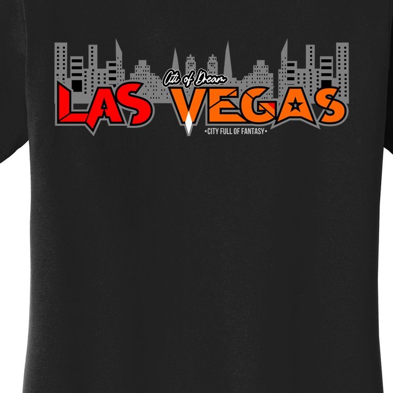 Las Vegas Graffiti Skyline Women's T-Shirt