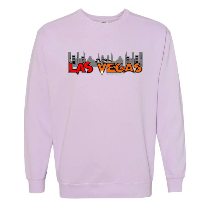 Las Vegas Graffiti Skyline Garment-Dyed Sweatshirt