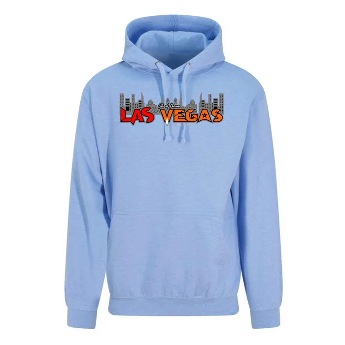 Las Vegas Graffiti Skyline Unisex Surf Hoodie