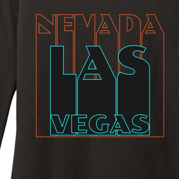 Las Vegas Retro Womens CVC Long Sleeve Shirt