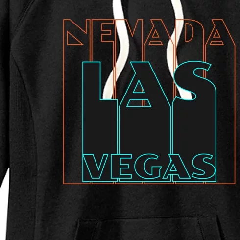 Las Vegas Retro Women's Fleece Hoodie