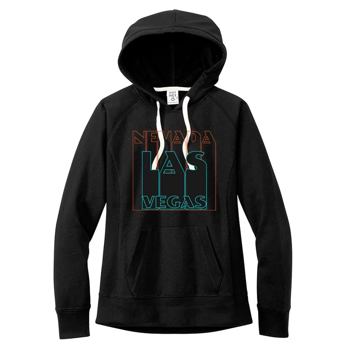 Las Vegas Retro Women's Fleece Hoodie